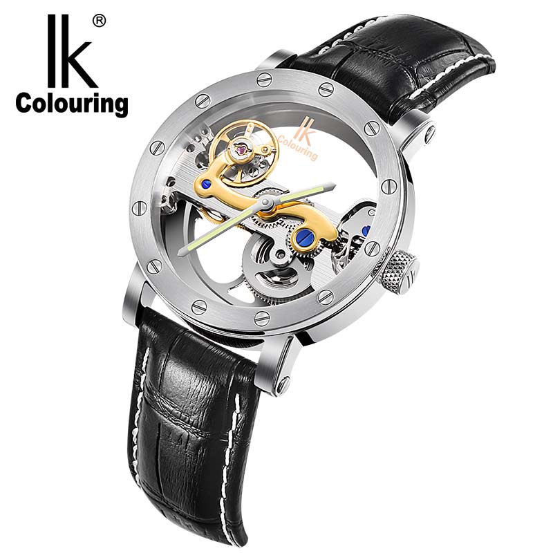 IK Colouring automatic mechanical double-sided watch - Watch  display picture 1