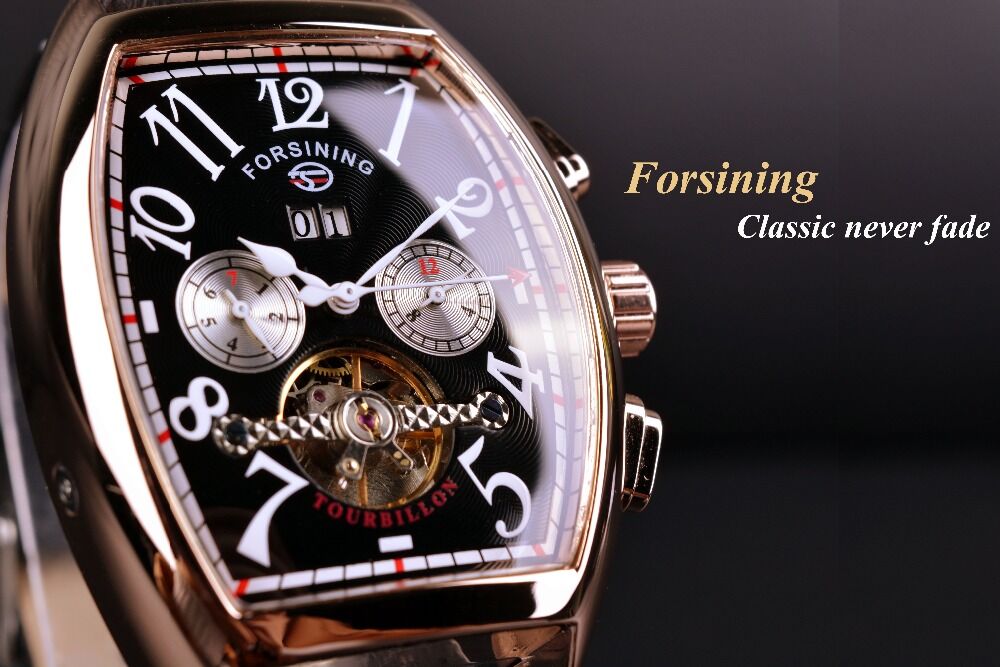Forsining Rose Gold Case Automatic Watch 36 Forsining Rose Gold Case Automatic Watch