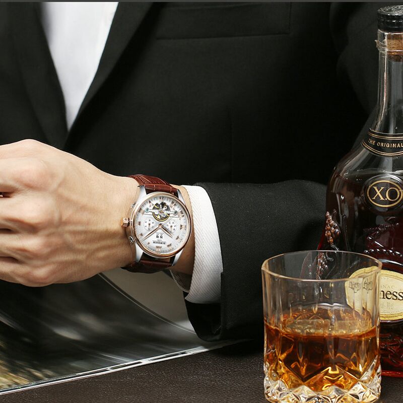 Kinyued Skeleton Tourbillon Mechanical Automatic Men Watch 59 Kinyued Skeleton Tourbillon Mechanical Automatic Men Watch