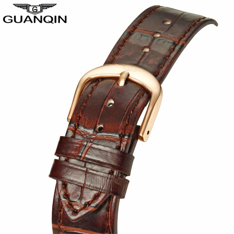 GUANQIN Men's Chronograph Leather Strap Quartz Watch 68 GUANQIN Men’s Chronograph Leather Strap Quartz Watch