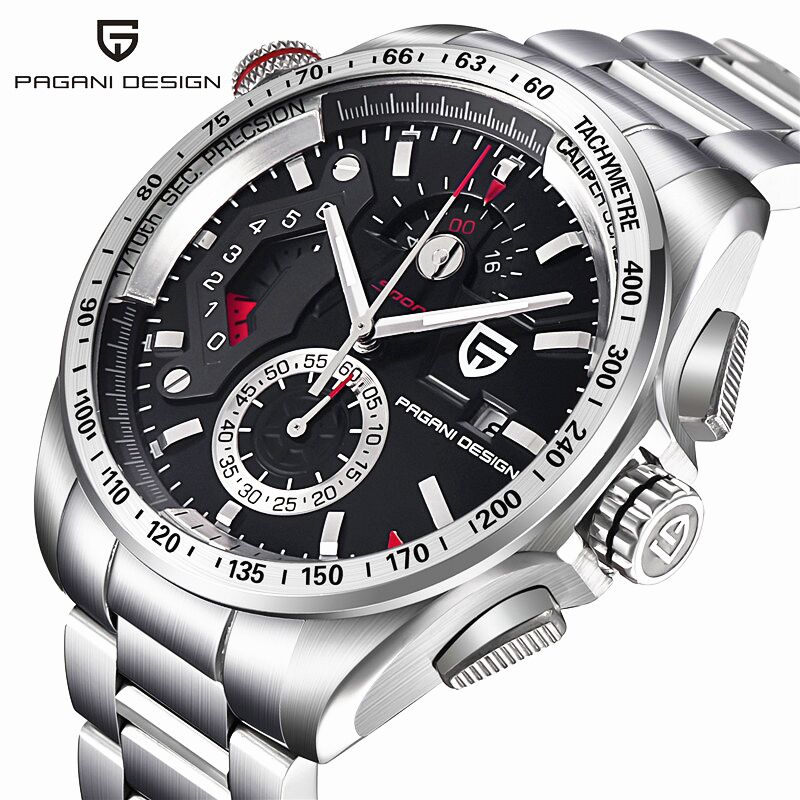 Pagani Design Stainless Steel Quartz Sport Watch 71 Pagani Design Stainless Steel Quartz Sport Watch