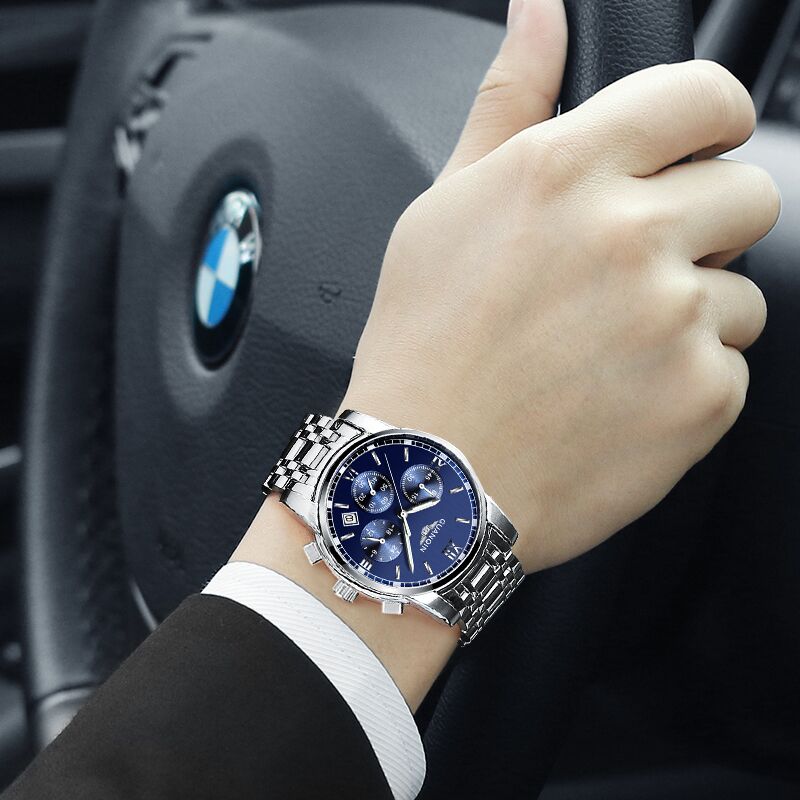 GUANQIN Stainless Steel Waterproof Luminous Men Watch 27 GUANQIN Stainless Steel Waterproof Luminous Men Watch