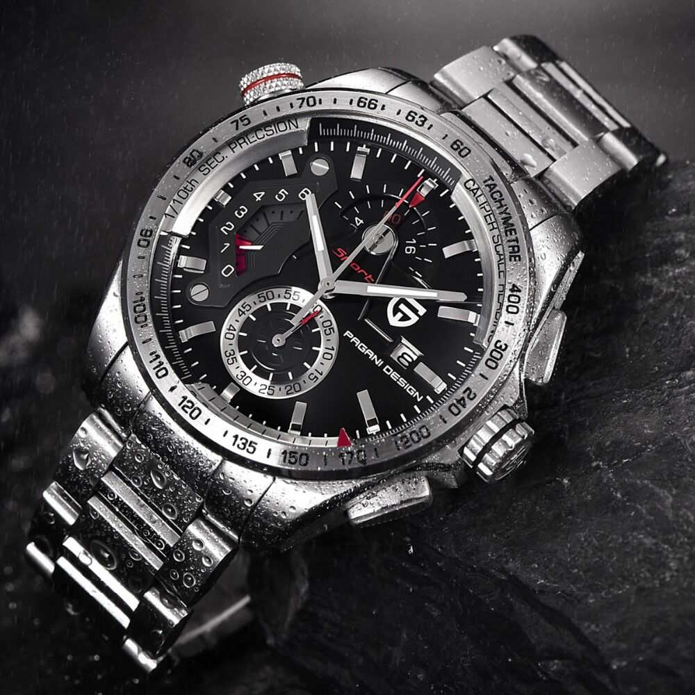 Pagani Design Stainless Steel Quartz Sport Watch 74 Pagani Design Stainless Steel Quartz Sport Watch